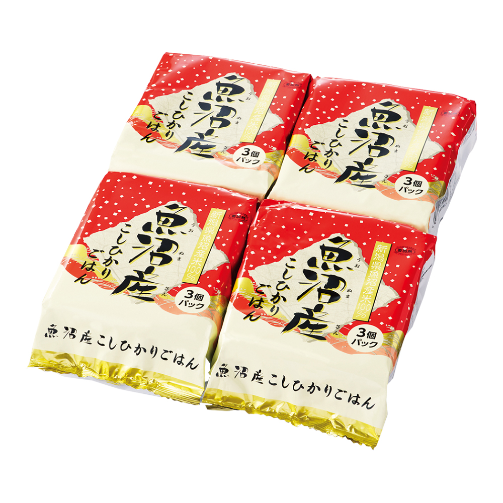 ＜たかの＞魚沼産こしひかりパックごはん×2箱セット