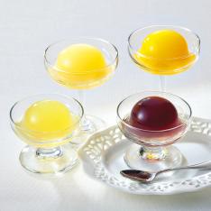 岡山県産果肉すりつぶしゼリー12個入×2箱セット（計24個）