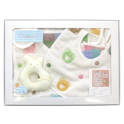 6重ガーゼセット（くま）