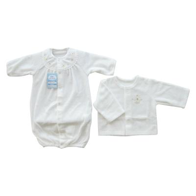 ＜OP mini＞甘撚りパイル新生児2点セット