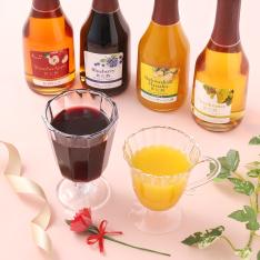 母の日おすすめ 飲む酢デザートビネガー詰合せ(造花付)