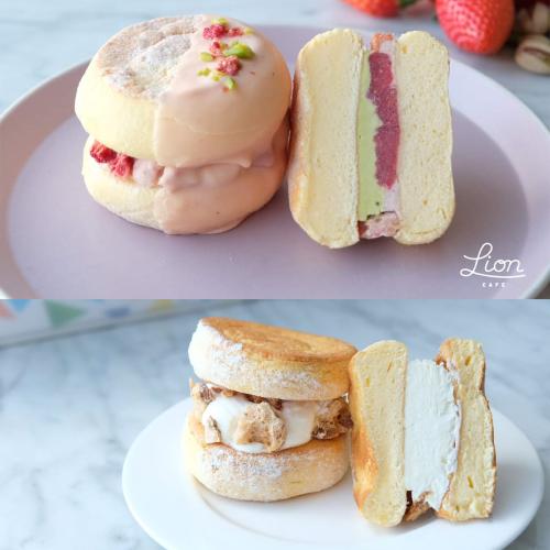 ふわふわパンケーキサンド春の限定フレーバー入り10個入りbox