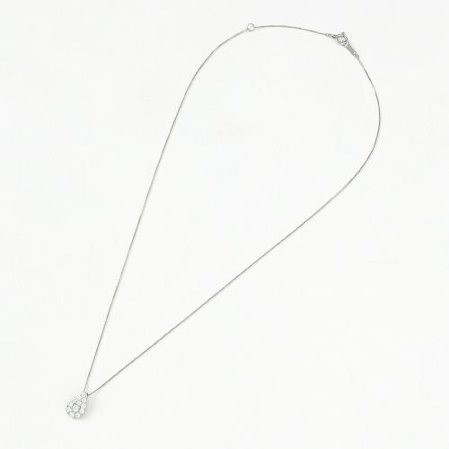 ＜ジュエル・フィフティ＞Ptダイヤモンドパヴェペンダント