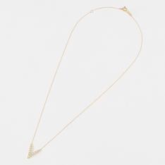 ＜エリ＞K18ダイヤモンドネックレス