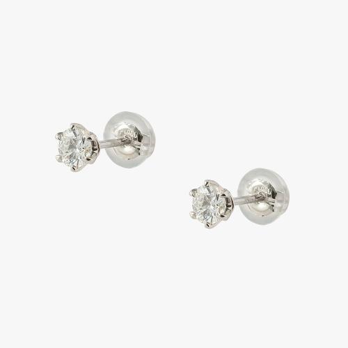 ＜エリ＞Ptダイヤモンドピアス