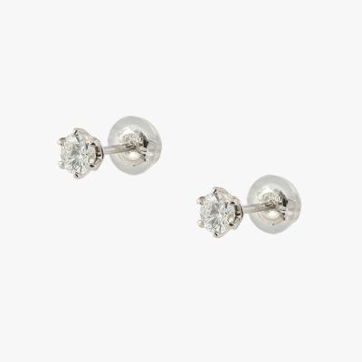 ＜エリ＞Ptダイヤモンドピアス