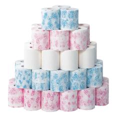 すきこみ模様入　シングルトイレットペーパー 60ロール