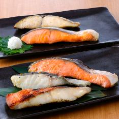 【父の日】甘塩鮭と西京漬詰合せ