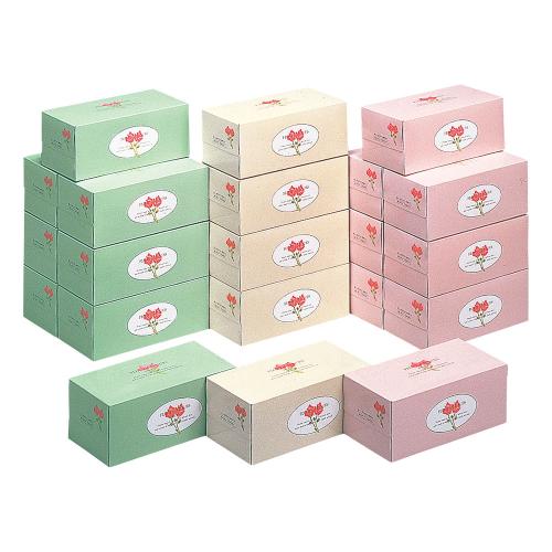 すきこみ模様入　ティッシュペーパｰ 25箱セット