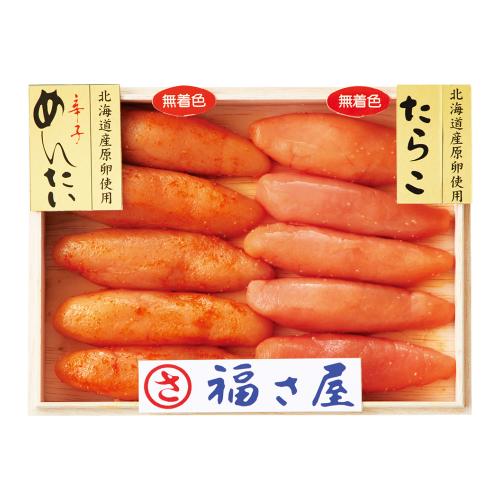 〈博多・福さ屋〉北海道産無着色辛子めんたい・たらこ
