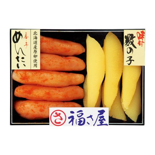 〈博多・福さ屋〉味付数の子・北海道産無着色辛子めんたい