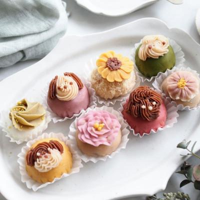わんことお花のおはぎ8個
