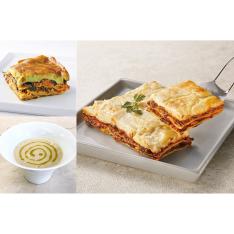 コンヴィラザーニャ・牡蠣とほうれん草のラザーニャ 2種セット