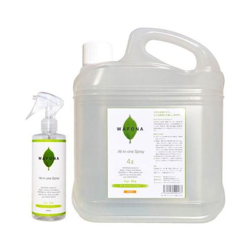 オールインワンスプレー・ノズル付300ml+業務用4000ml