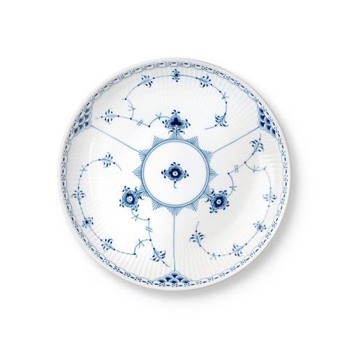 ブルーフルーテッド ハーフレース ディーププレート 20cm