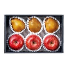 【最適な時期に収穫し、順次発送予定】〈山形・青森〉金系ラ・フランス＆りんご詰合せ