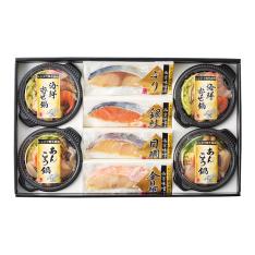 〈丸七佐藤水産〉レンジで簡単焼魚&海鮮鍋セット