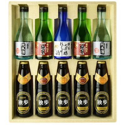 クラフトビール独歩・地酒飲み比べセット