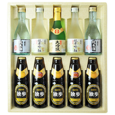 独歩ビール・地酒詰合せ