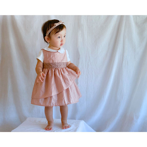 ドレスエプロン ピンクゴールド（ベビー）