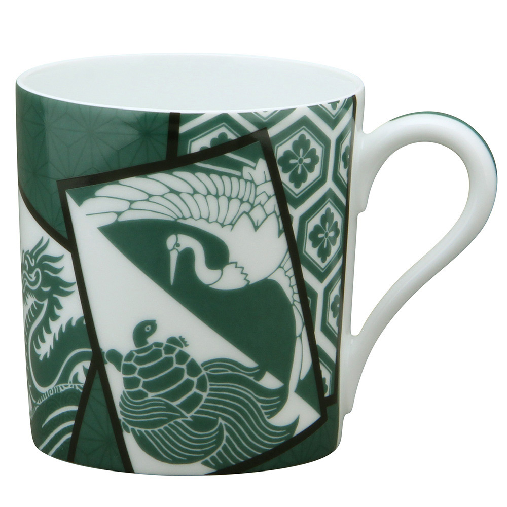 縁起かるた マグ（グリーン）