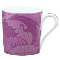 吉祥扇子 マグ（パープル）