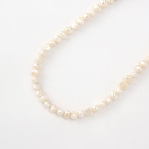 淡水パールバロックロングネックレス