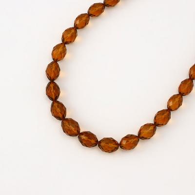 コハクカットネックレス