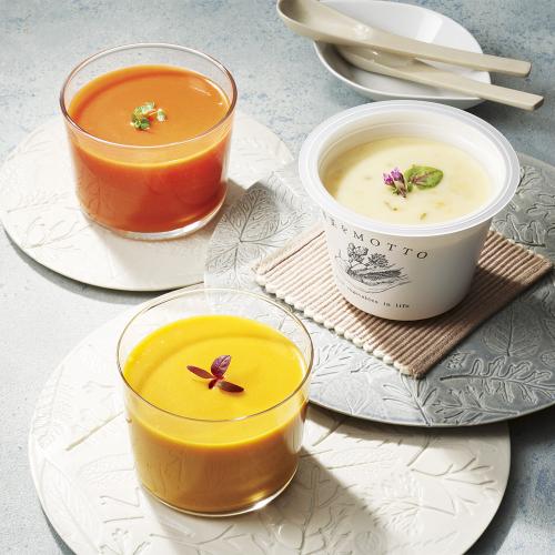 〈モンマルシェ〉野菜をMOTTO夏のスープ9種