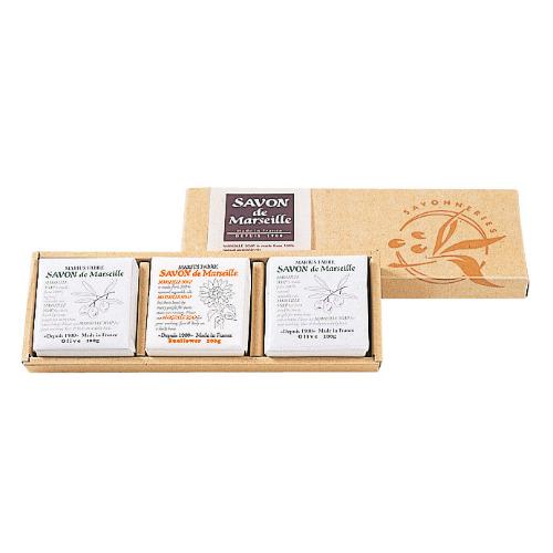 サボンドマルセイユ 無香料ギフト 3個入