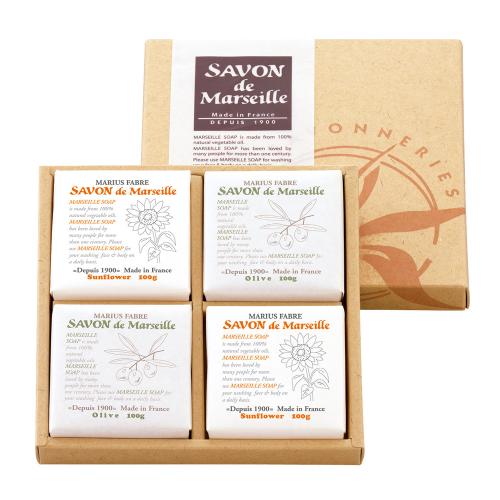 サボンドマルセイユ 無香料ギフト 4個入