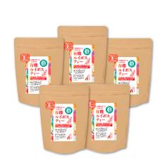 お茶屋の有機ルイボスティーティーバッグ×5袋