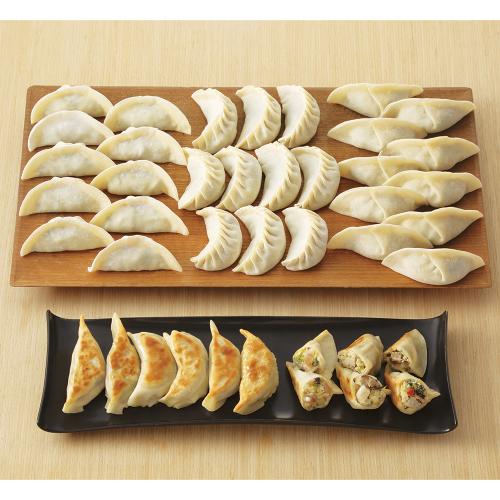 〈佳照庵〉手包み餃子3種