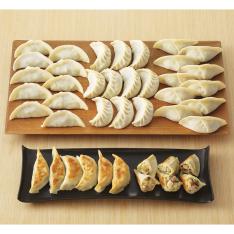 〈佳照庵〉手包み餃子3種