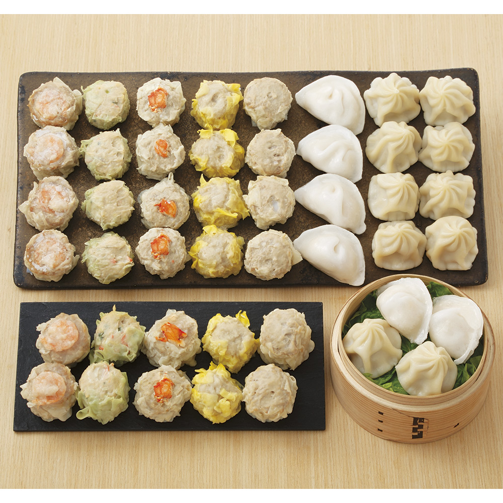 〈横浜中華街・重慶飯店〉汽笛 点心セット7種