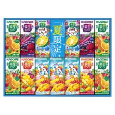 〈カゴメ〉すこやかサマーバラエティギフト紙容器×3箱セット