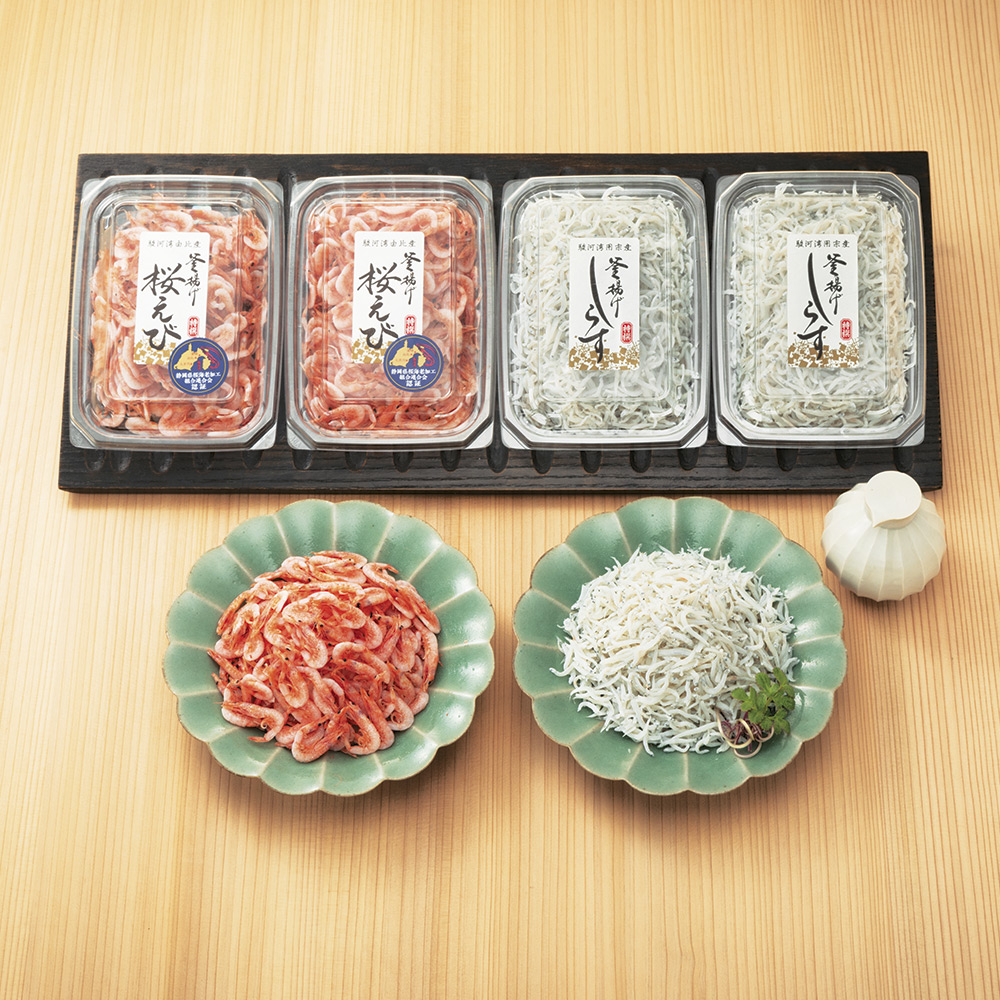 〈ヒシダイ大石商店〉釜揚げしらす・釜揚げ桜えび詰合せ