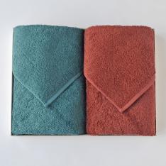 スーピマ24フェイスタオルセット（濃色）