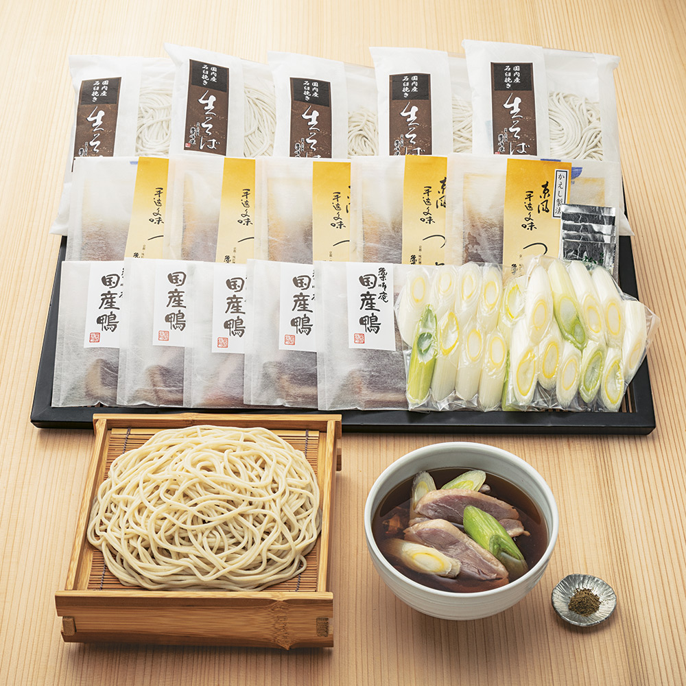 〈薬師庵〉京の鴨せいろ