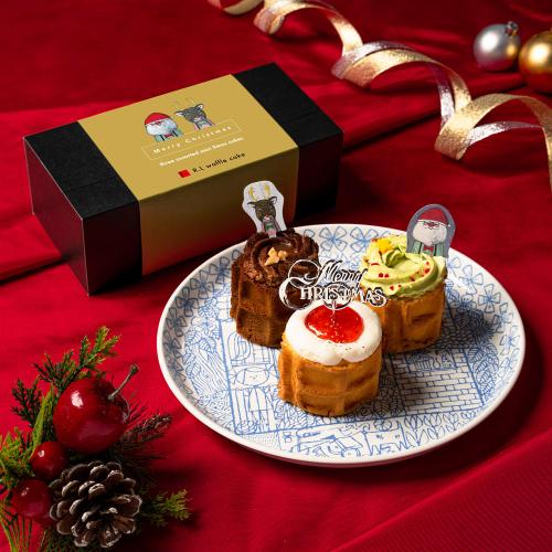 【クリスマス】3種のミニクリスマスケーキ