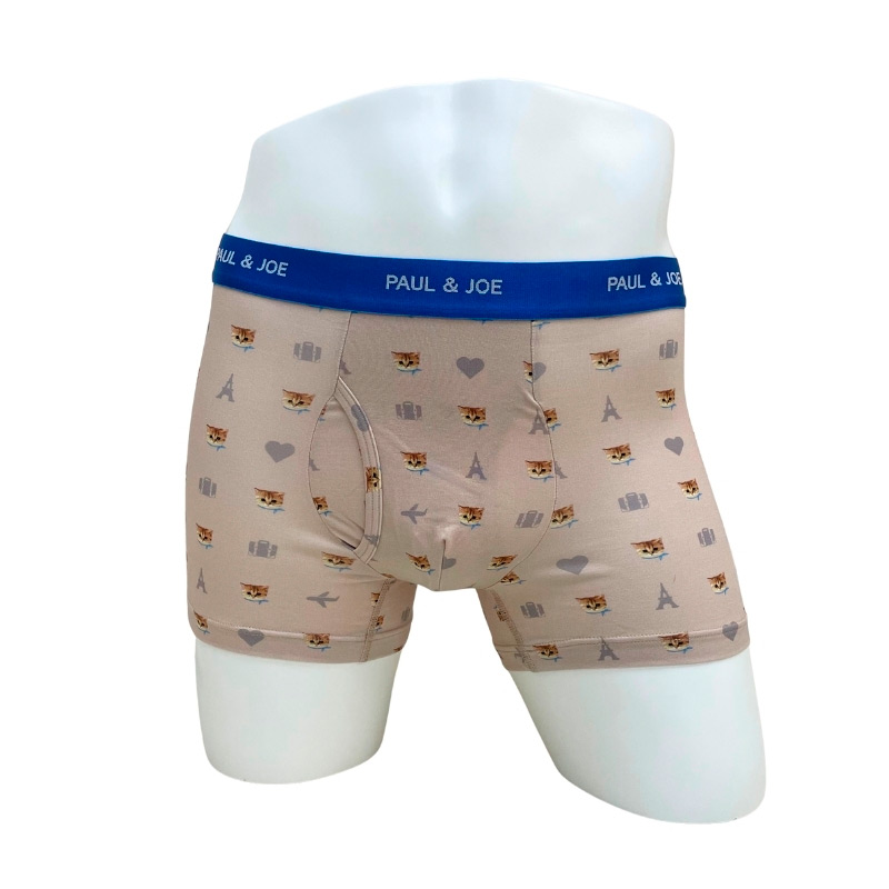 トラベルヌネット柄 ボクサーパンツ 前開き M→Lサイズ