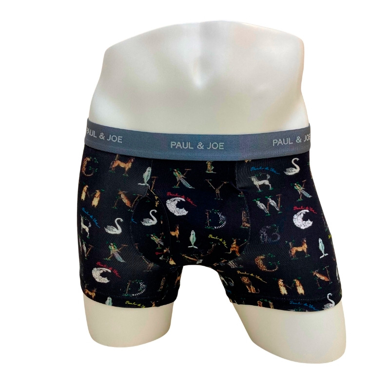 アルファベット動物柄 ボクサーパンツ 前開き M→Lサイズ