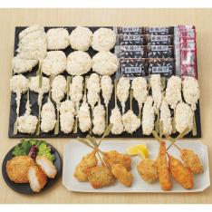 〈大阪・串重〉ヒレとんかつ＆串揚げ8種・24本