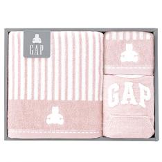 ストライプベア ベビーギフトセット ピンク