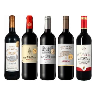 ［ALL金賞］フランス・ボルドー 赤ワイン 5本セット