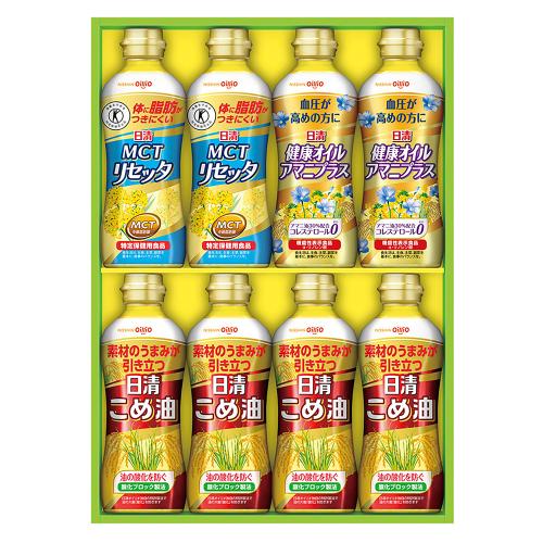 〈日清オイリオ〉こめ油＆ヘルシーオイルギフト×2箱セット