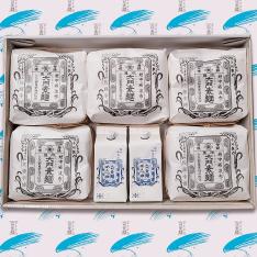 伝統の手延べ麺 大門素麺5袋と専用つゆ2本の詰合せ