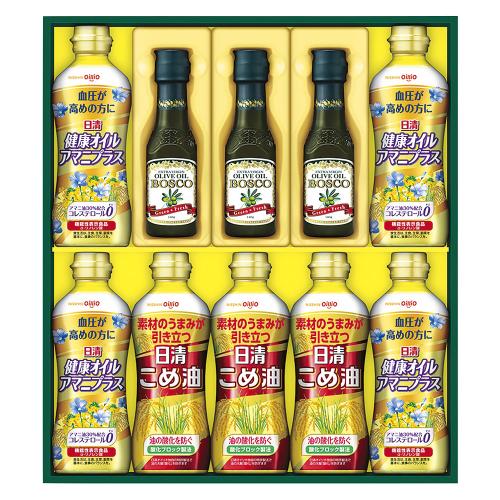 〈日清オイリオ〉ボスコオリーブオイル＆ヘルシーオイルギフト