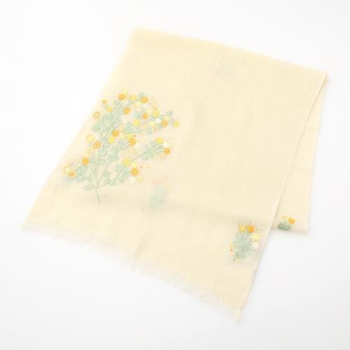 アリー手刺しゅうストール