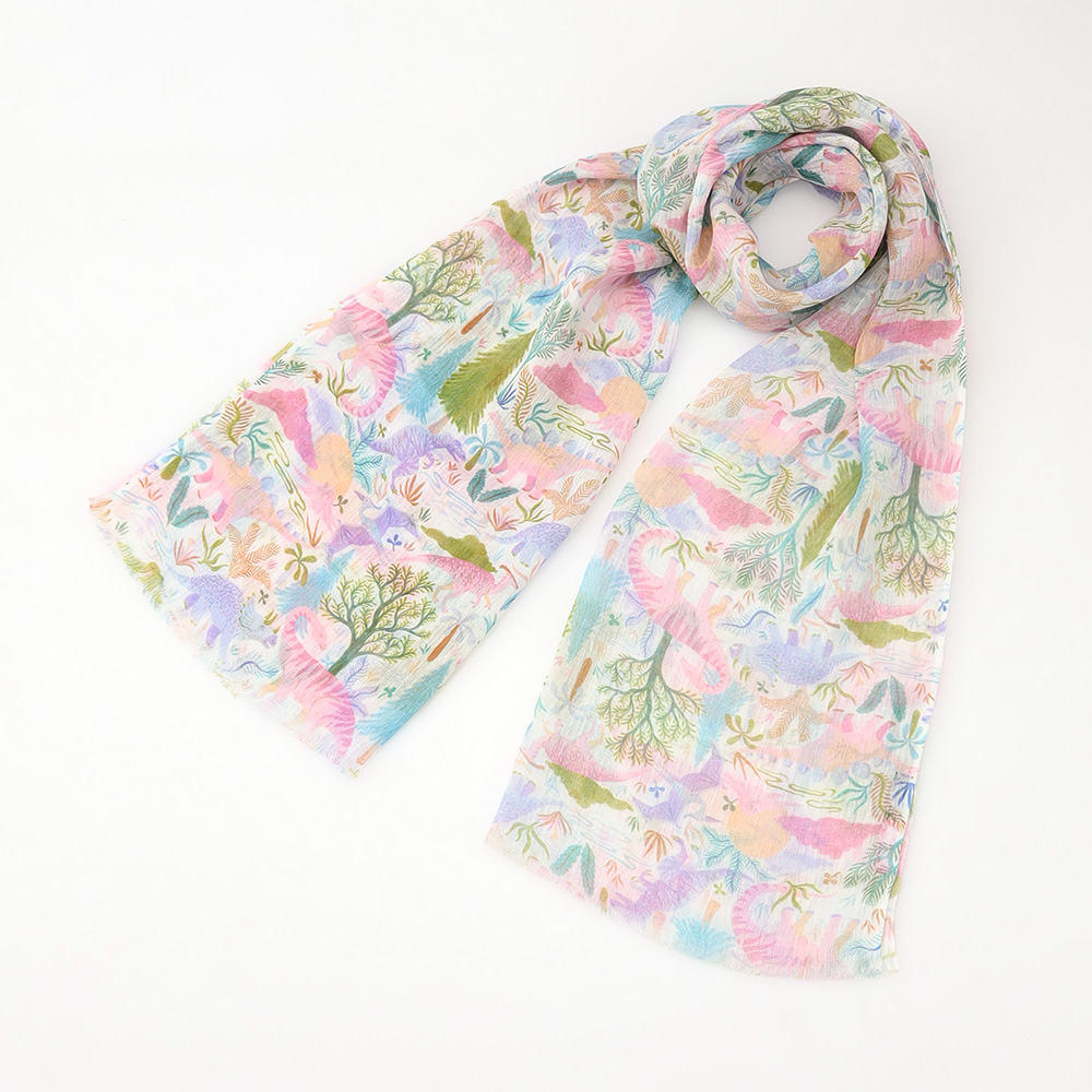 ダイナソーリネンプリントストール